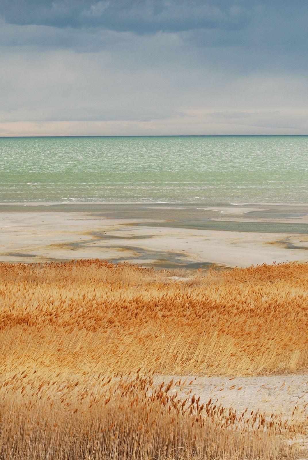 Great Salt Lake during an early spring thunderstorm. | Smithsonian ...