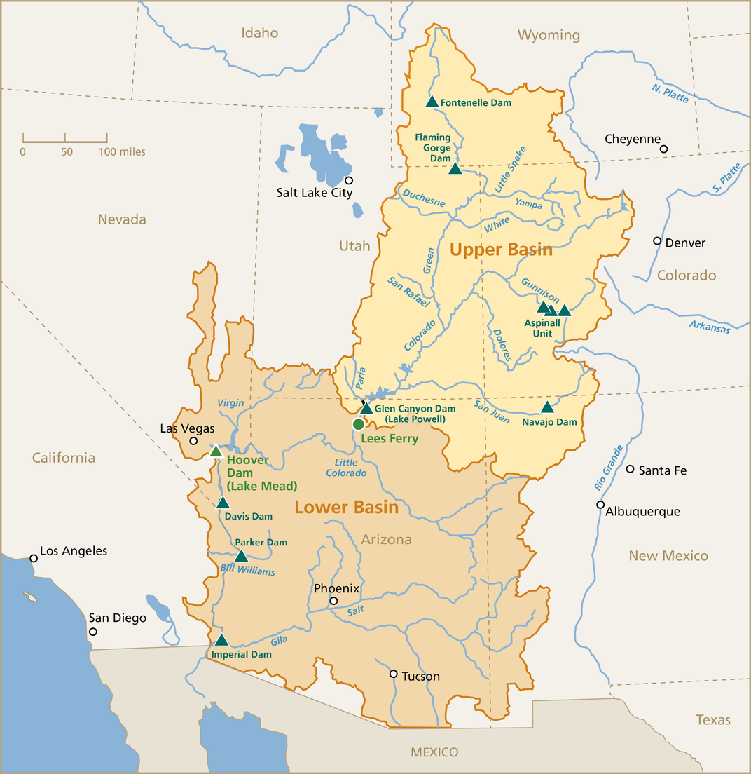 Map of the Colorado River Basin