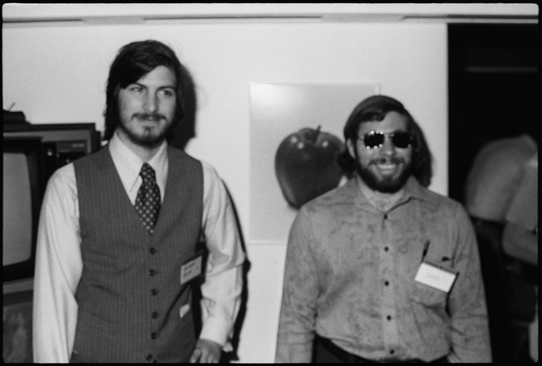 Steve Jobs and Steve Wozniak, co-founders of Apple Computer