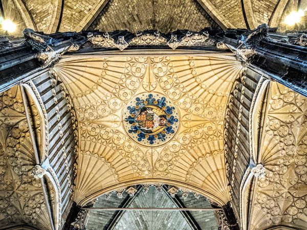 Detail of Winchester Cathedral Ceiling thumbnail