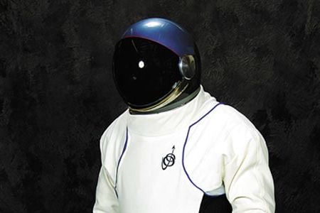 Orbital Outfitters developed the pressurized polyurethane suit for XCOR.
