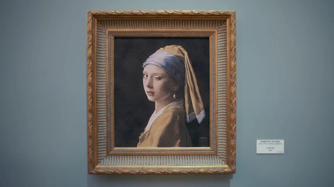 Winking Girl With a Pearl Earring