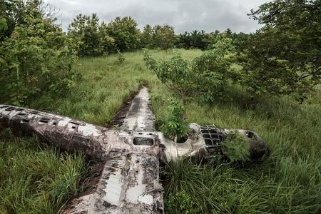 Crashed B-24 in Papua New Guinea.