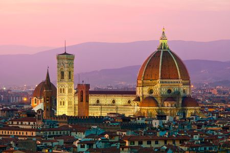 Filippo Brunelleschi designed Florence Cathedral's famed red-brick dome.