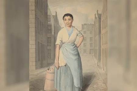 David Allan,&nbsp;Edinburgh Milkmaid With Butter Churn, circa&nbsp;1780&ndash;90