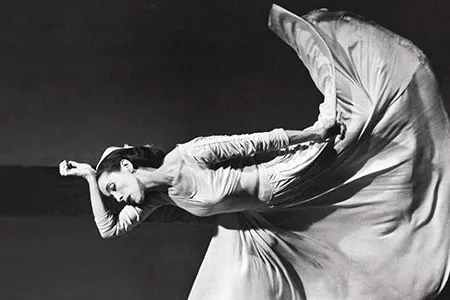 Barbara Morgan's portrait of Martha Graham may be the most famous photo ever taken of an American dancer.