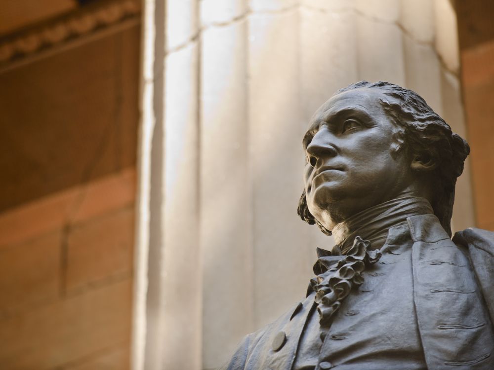 George Washington Statue (stock image)