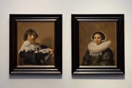 The artworks are the only pendant marital portraits of an Amsterdam couple that Hals ever created.