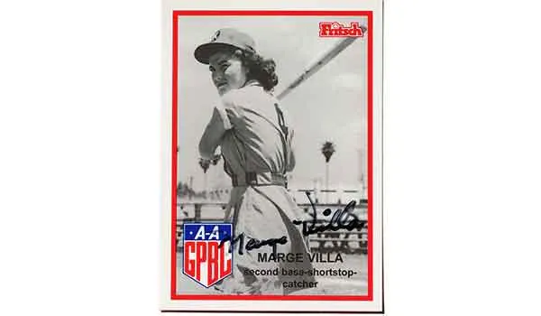 Marge Villa baseball card