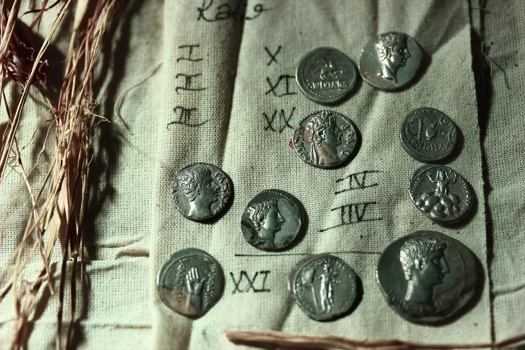 600 Roman Coins 