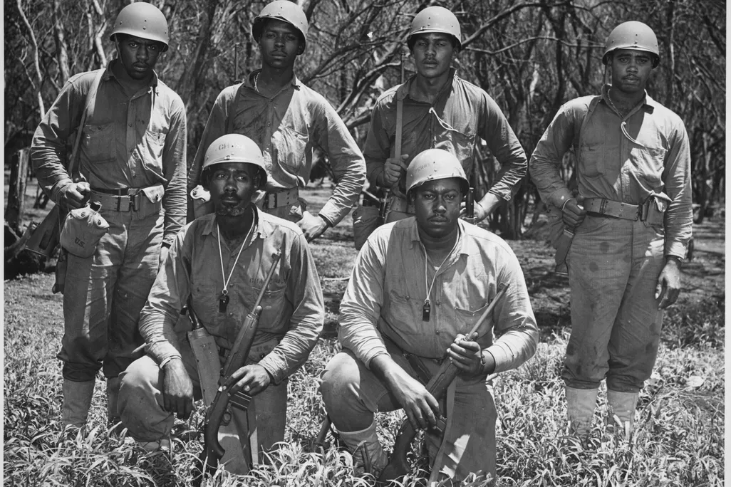 Black soldiers during World War II