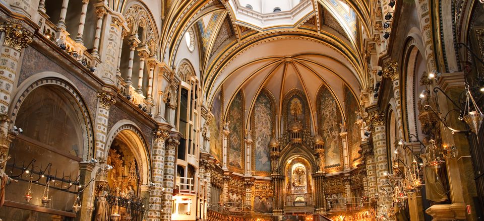  The monastery in Monserrat 