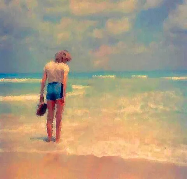 Young Woman on the Beach thumbnail