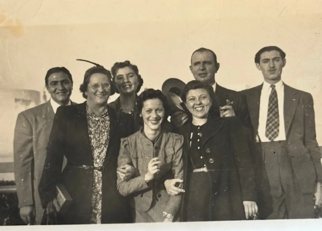 Speedy and Frances in group photo