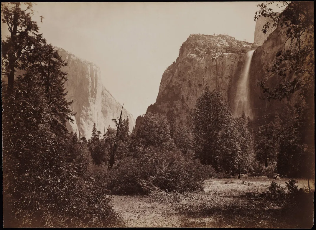A circa 1880 photo of Yosemite National Park
