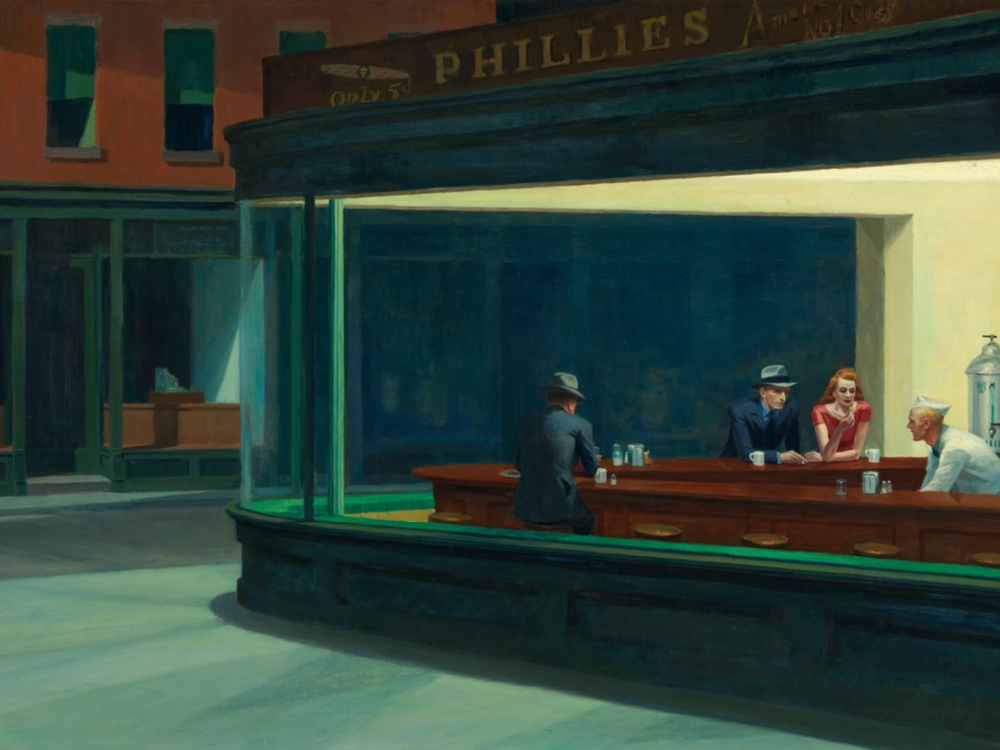 Edward Hopper's Nighthawks​​​​​​​, 1942