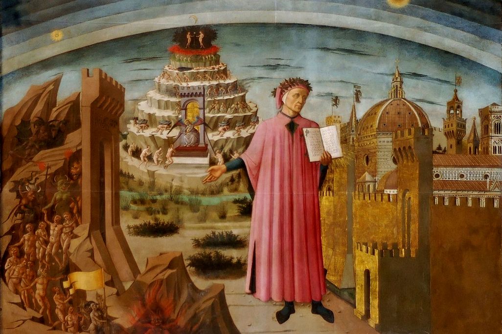 Dante fresco by Domenico di Michelino