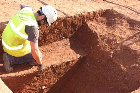Workers found traces of the fort while surveying the area ahead of redevelopment