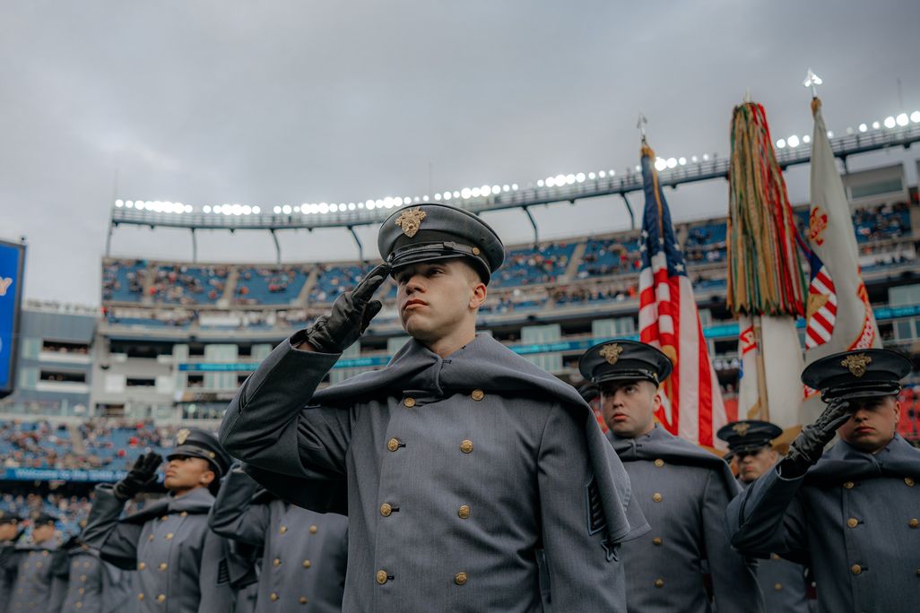 A photo of the 124th Army-Navy Game, which was held on December 9, 2023