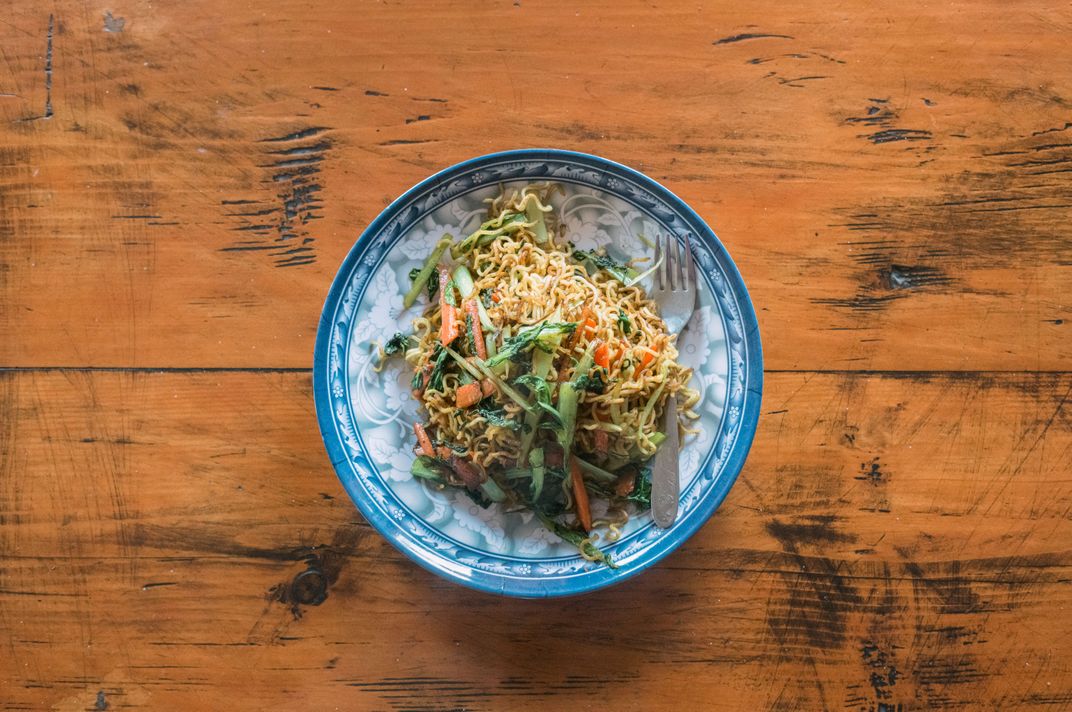 Vegetable fried noodles