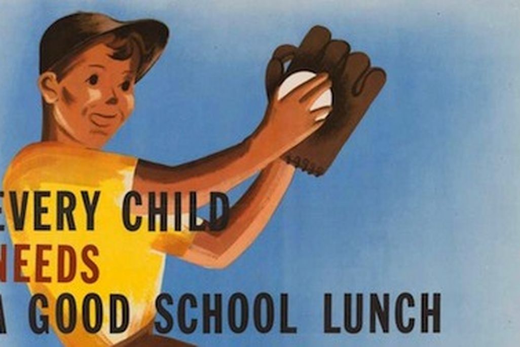 School lunch program poster
