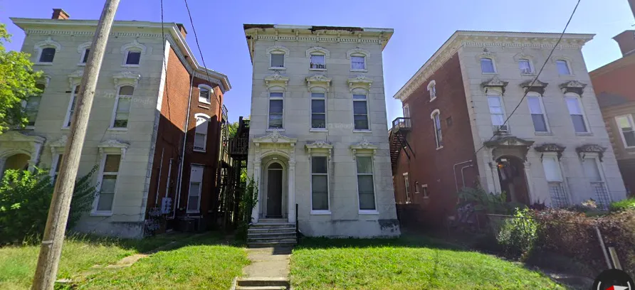 A Louisville house where the Hill sisters lived in their youth