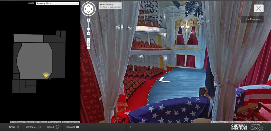 Tour the Theater Where Lincoln Was Assassinated on Google Street View