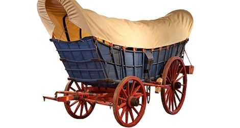 Once the king of the road, the Conestoga Wagon could haul up to five tons of cargo.