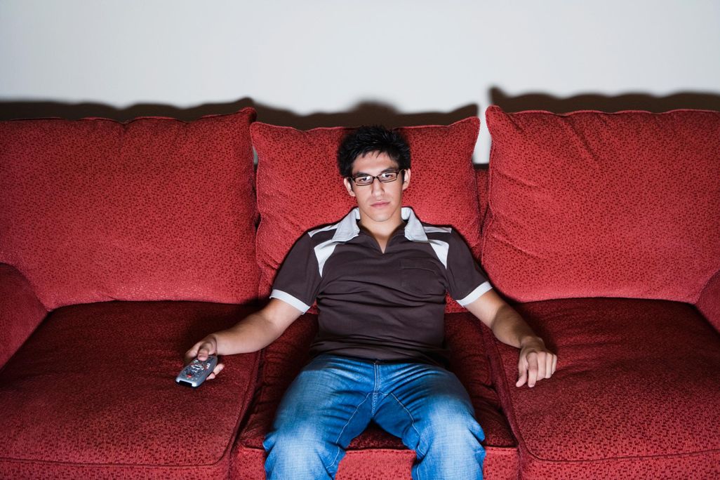 Man Watching TV