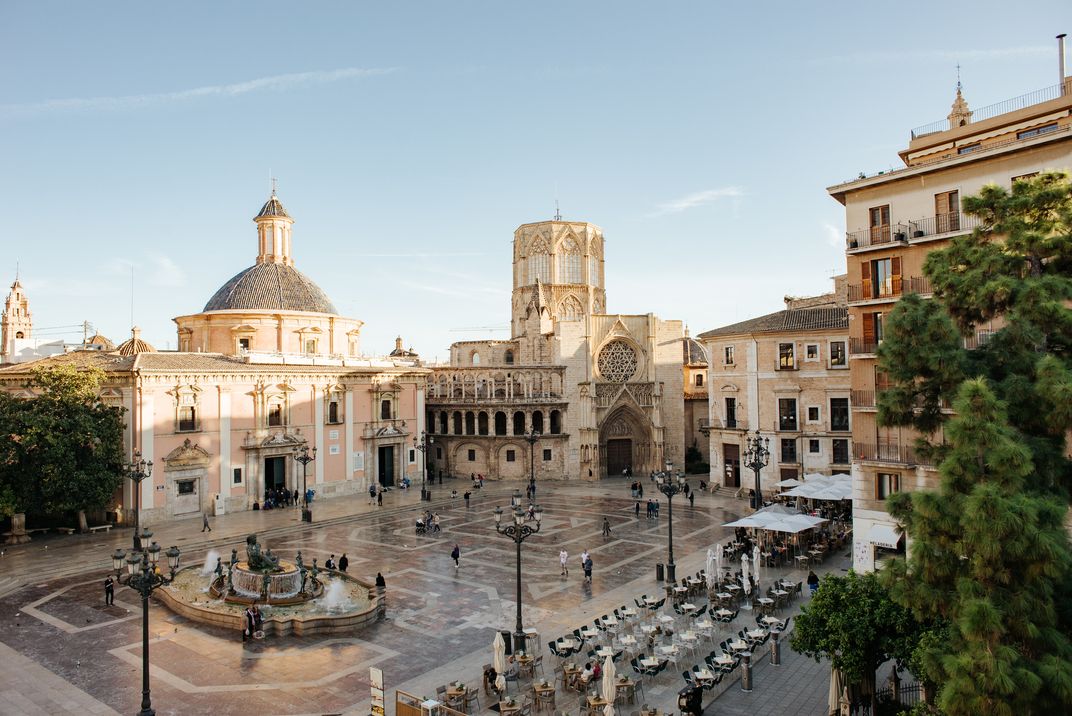 The13th-century cathedral of Valencia
