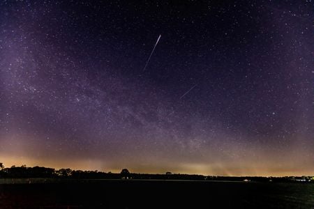 The Lyrids are slated to peak on April 21-22, though the moon will be nearly full, which could make the meteors more difficult to see.