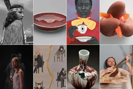 Top Left: Horace Poolaw, American Indian Museum; Ming Dynasty and Rothko, Sackler, Any Sherald, Visual Arts Gallery, NMAAHC; Noguchi, SAAM. Bottom Left: Bill Viola, Portrait Gallery, Jacob Lawrence, Phillips Collection, Steven Young Lee, The Renwick and Ragnar Kjartansson at the Hirshhorn