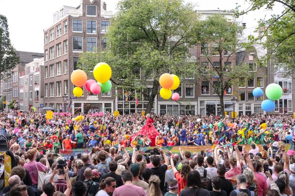 LGBT pride parade in Amsterdam thumbnail