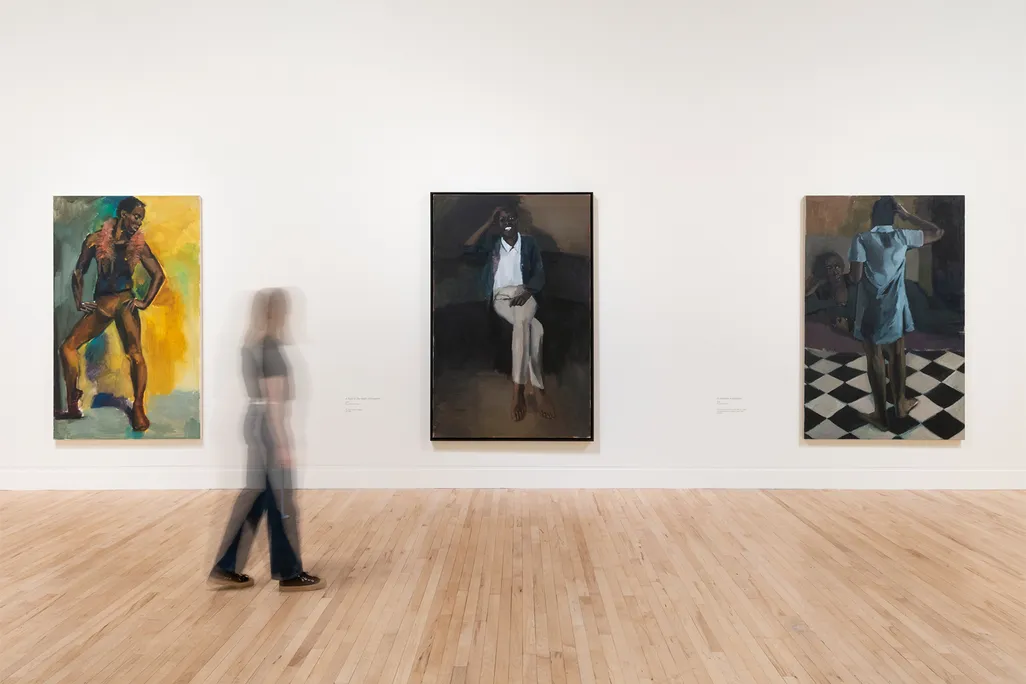 Installation view of Tate Britain's Lynette Yiadom-Boakye retrospective
