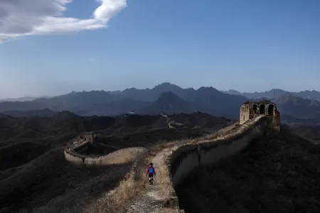 Archaeologists recently excavated an area of the Great Wall known as the Qi wall in China's Shandong Province.