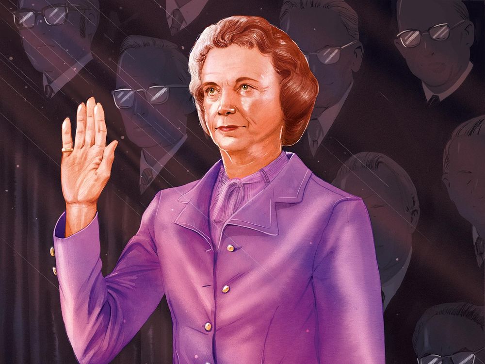 Sandra Day O'Connor illustration