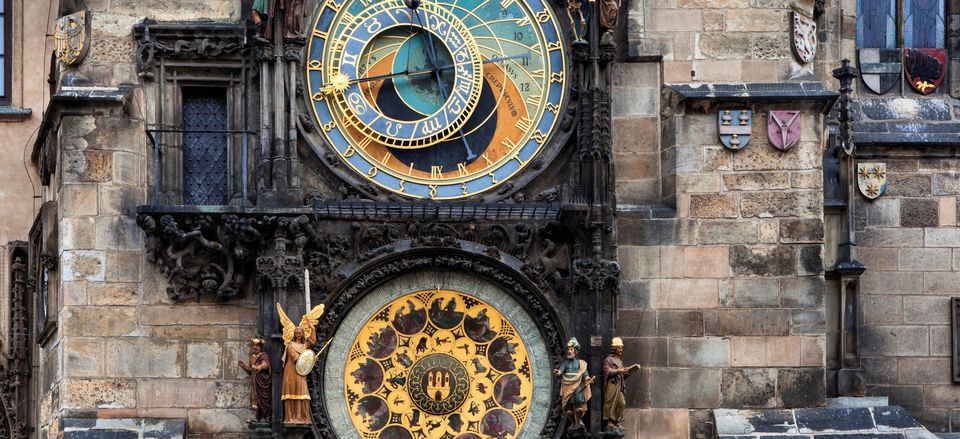  The medieval astronomical clock, Old Town Square, Prague 