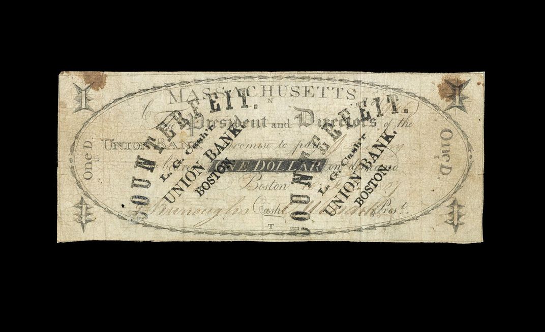 Massachusetts, 1 Dollar, 1807 (Counterfeit)