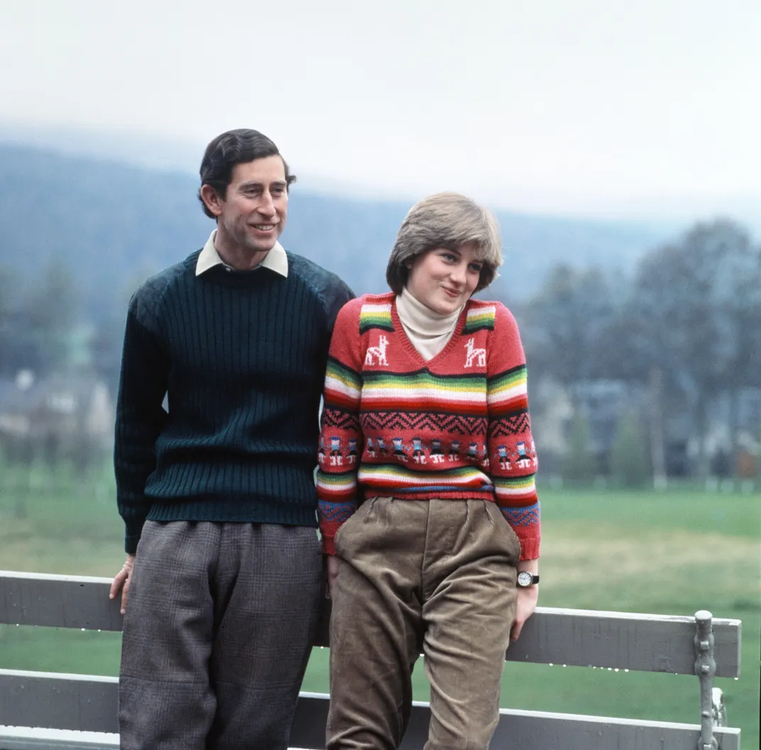 Charles and Diana at Balmoral in May 1981
