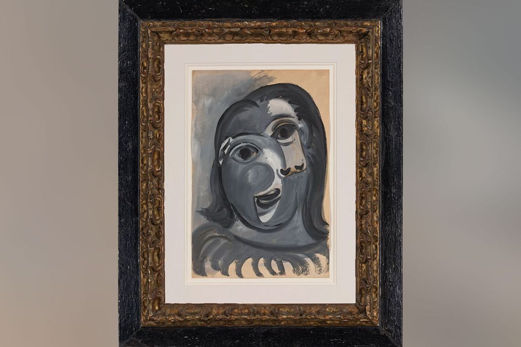 © Succession Picasso, Paris 2025 Pablo Picasso (1881–1973) “Tête de femme”Gouache on paper38.9 x 25.4 cm | 15.3 x 10 inPainted in 1941