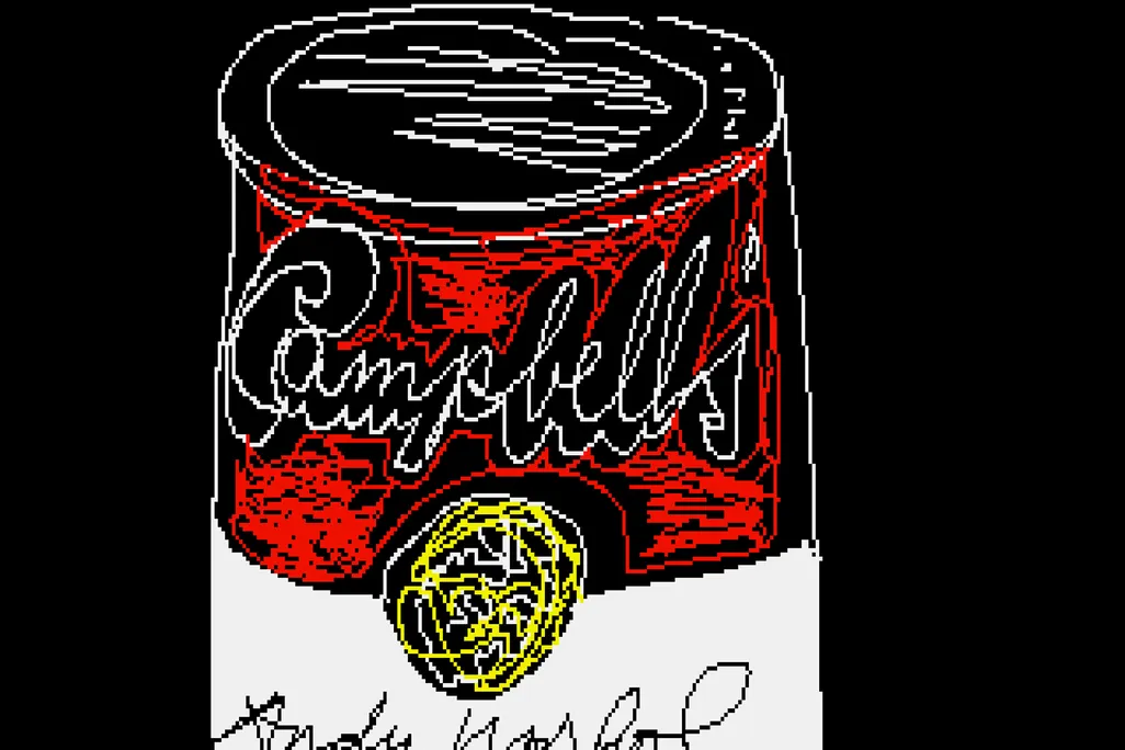Warhol's Digital Campbell Soup