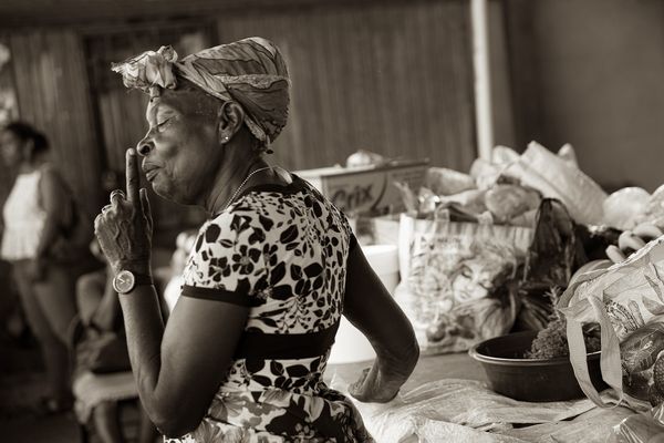 Hush; Castries Market Place, St Lucia , West Indies thumbnail