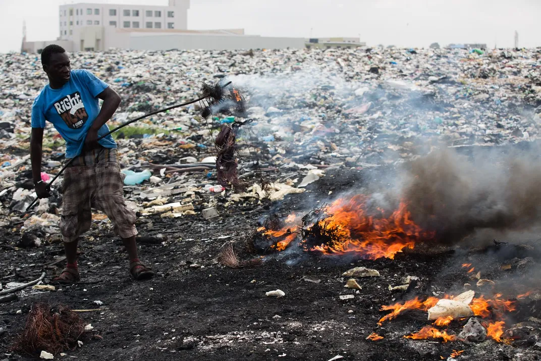 The Burning Truth Behind an E-Waste Dump in Africa