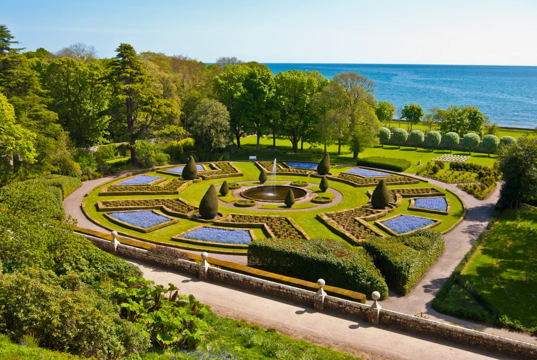 The gardens at Dunrobin Castle