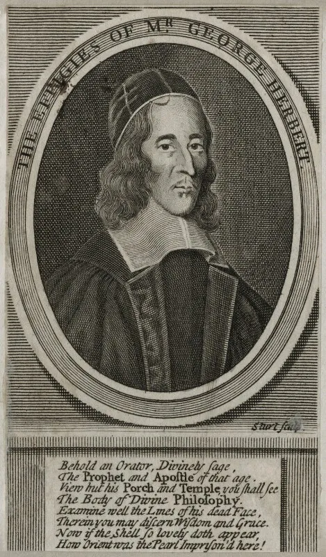 An engraving of George Herbert