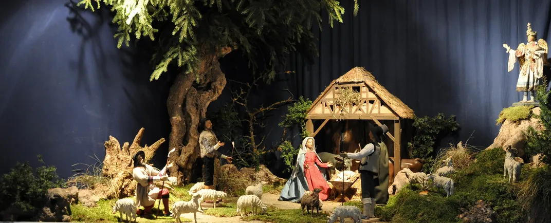 An 18th-century Nativity scene from Gutenzell-Hürbel, Germany
