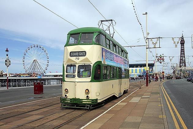 Blackpool England trams