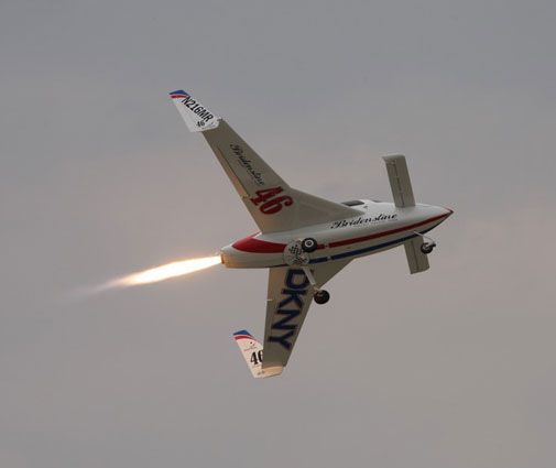 Previewing a new air sport at Oshkosh.