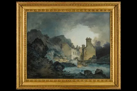 The Rising Squall, Hot Wells, from St. Vincent&#39;s Rock, Bristol, J.M.W. Turner, 1792