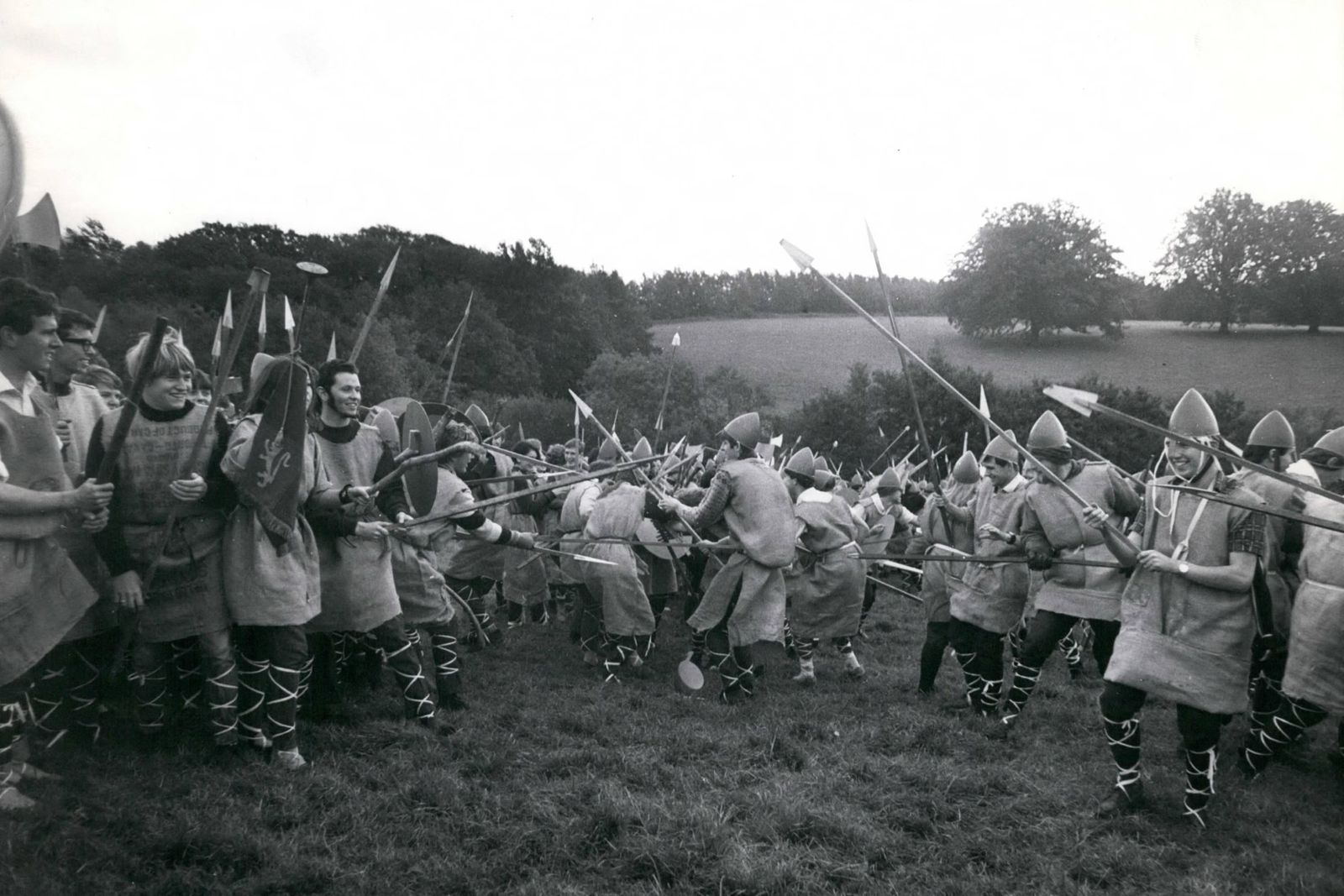 Hundreds of British College Students Clashed With Wooden Swords in a 1966 Re-enactment of the Battle of Hastings. Watch the Rediscovered 'Time Capsule' of Lost Footage